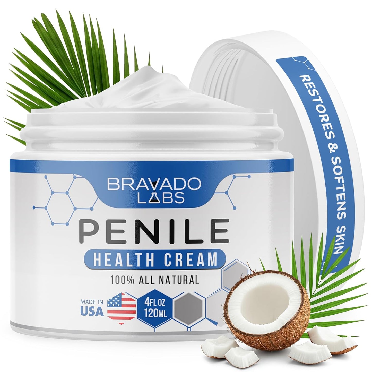 Bravado Labs Delay Cream for Men - Benzocaine Topical Gel for Enhanced Endurance | Long-Lasting Formula
