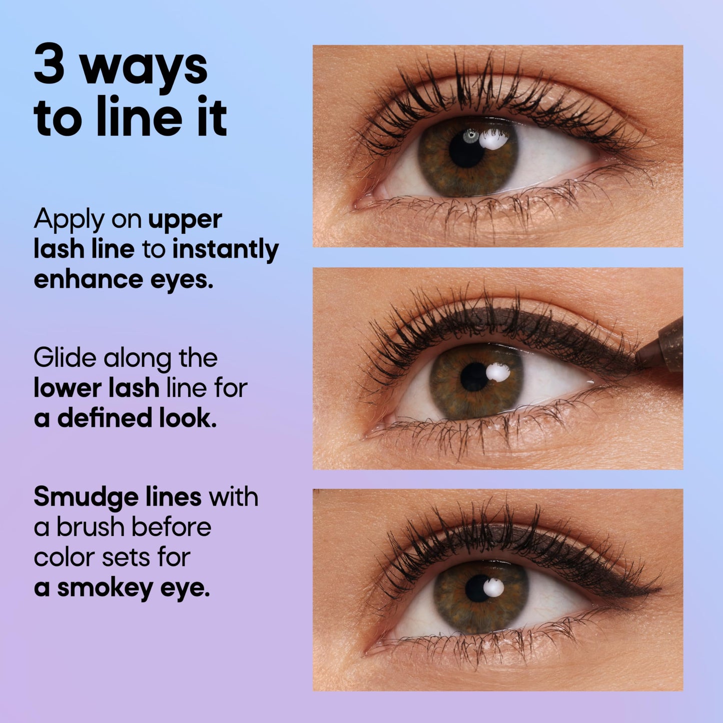 Almay All-Day Intense Gel Eyeliner Bold Longwear Eye Makeup, Hypoallergenic, 130 Pure Plum, 0.045 oz