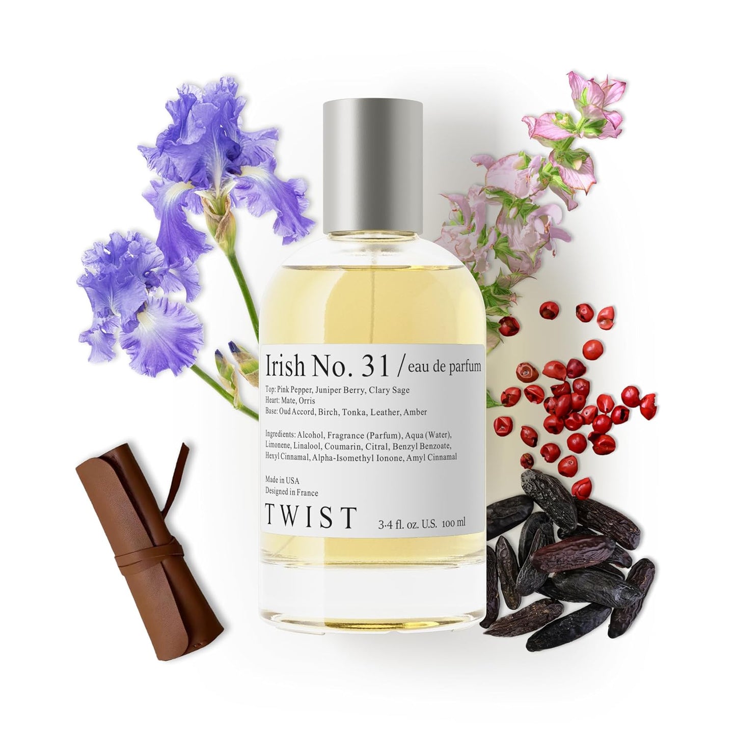 Eau De Parfum Inspired by Burberry Her - Long-Lasting Strawberry & Vanilla Fragrance Spray | 100 ml | Vegan & Clean Ingredients