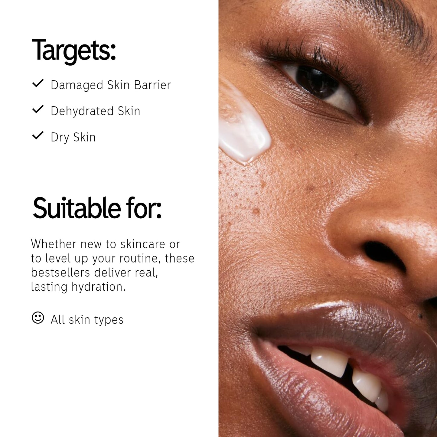The INKEY List Glow Hard or Go Home Gift Set, Includes 2 Cleansing Pads, Hydrating Cream-to-Milk Cleanser + Hyaluronic Acid Serum + Omega Water Cream, Skincare Trio for Glowing Skin, Perfect Gift