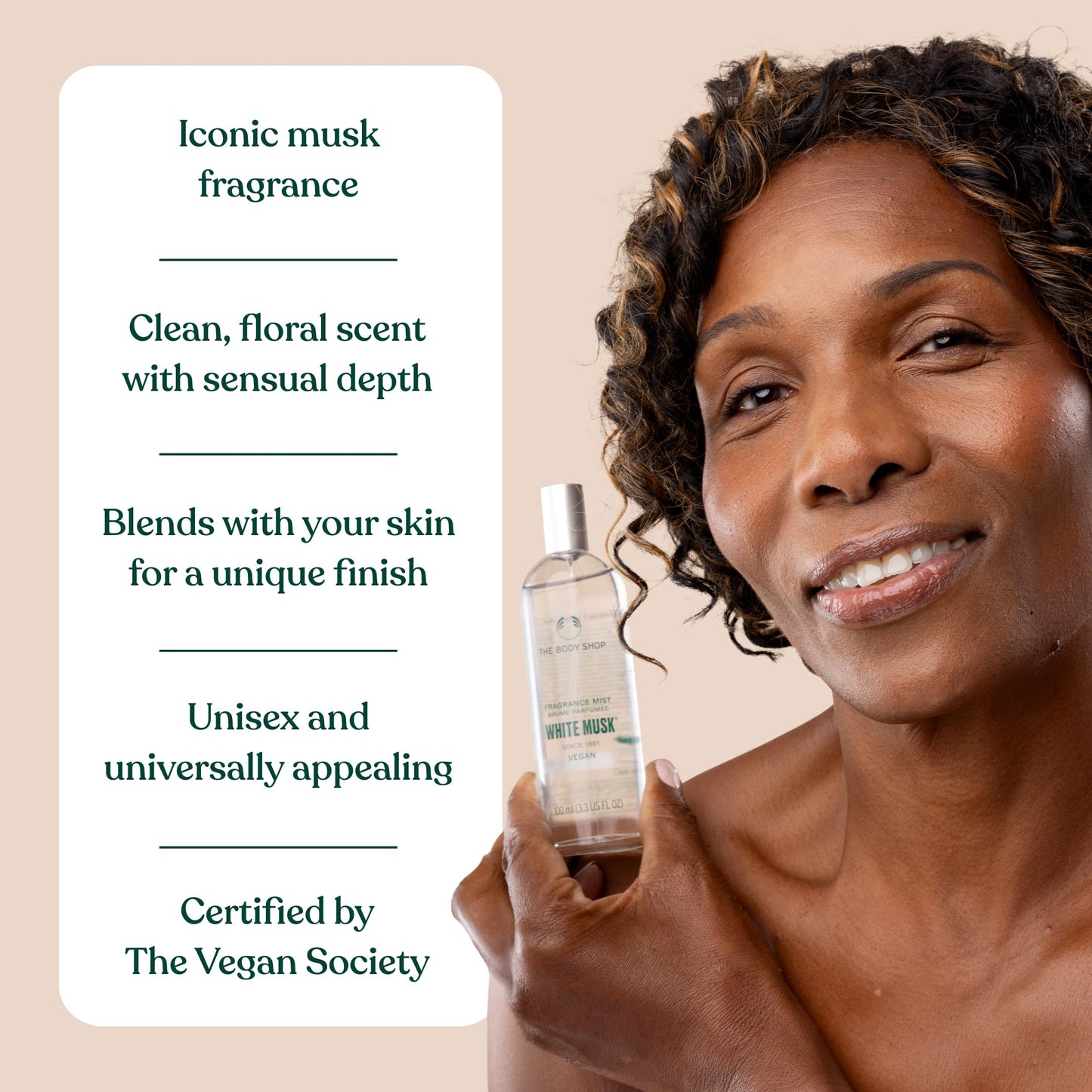 The Body Shop White Musk Body Mist | Lightweight, Refreshing, 3.3 Fl Oz
