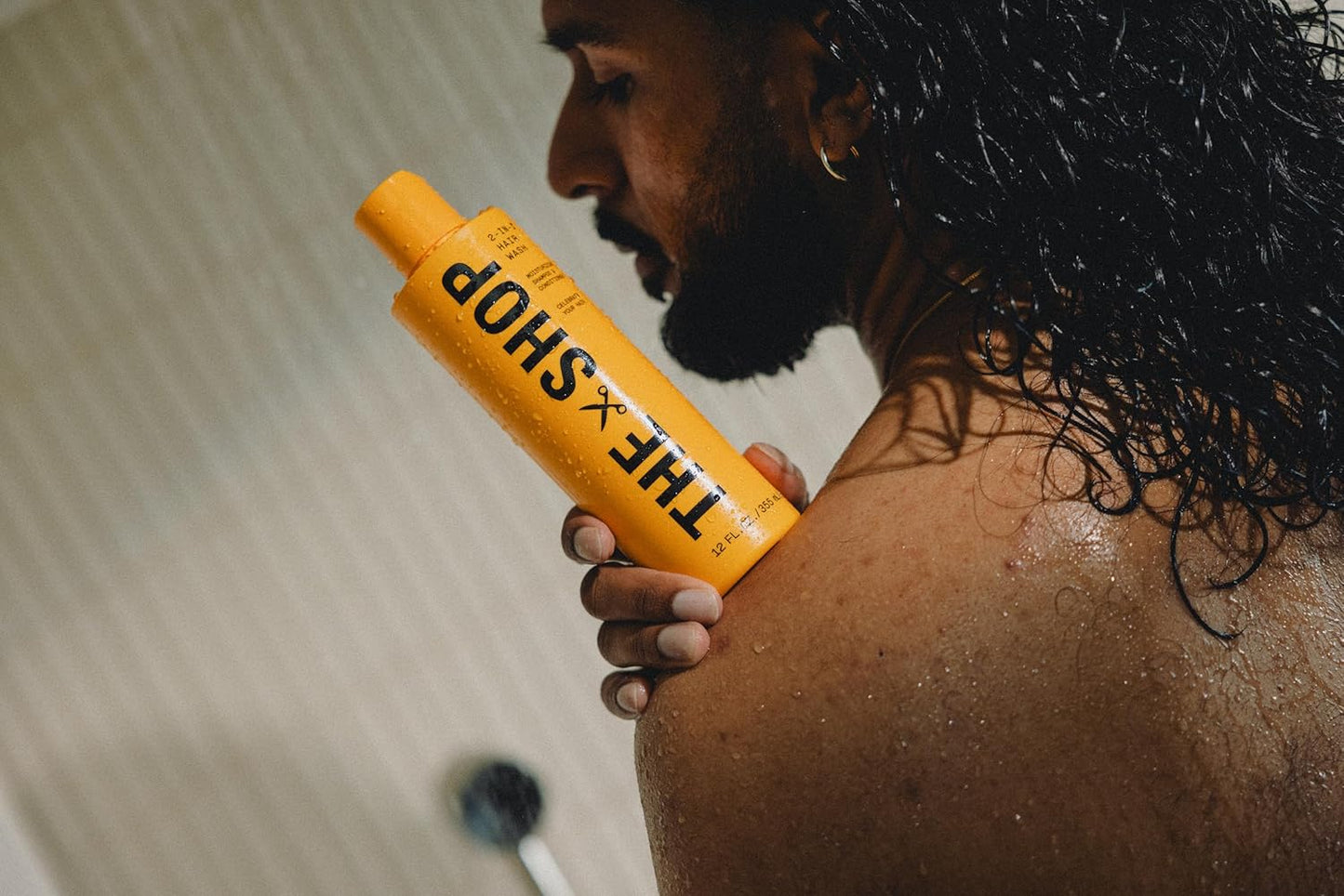 Men's 2-in-1 Moisturizing Hair Wash & Shampoo | Coconut Cleansers, Hydrates & Shines, 12 Fl Oz