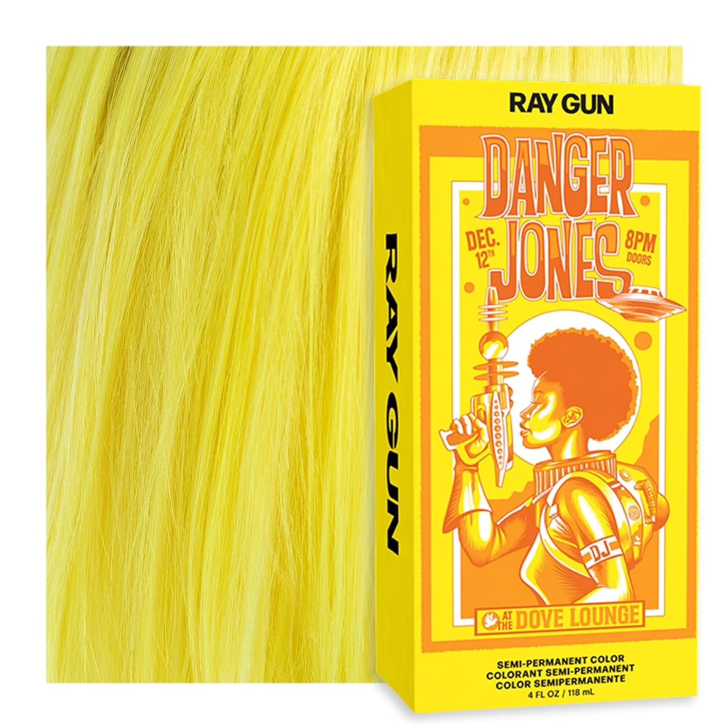 Adrenaline Neon Green Semi-Permanent Hair Color - Vibrant, Long-Lasting Formula
