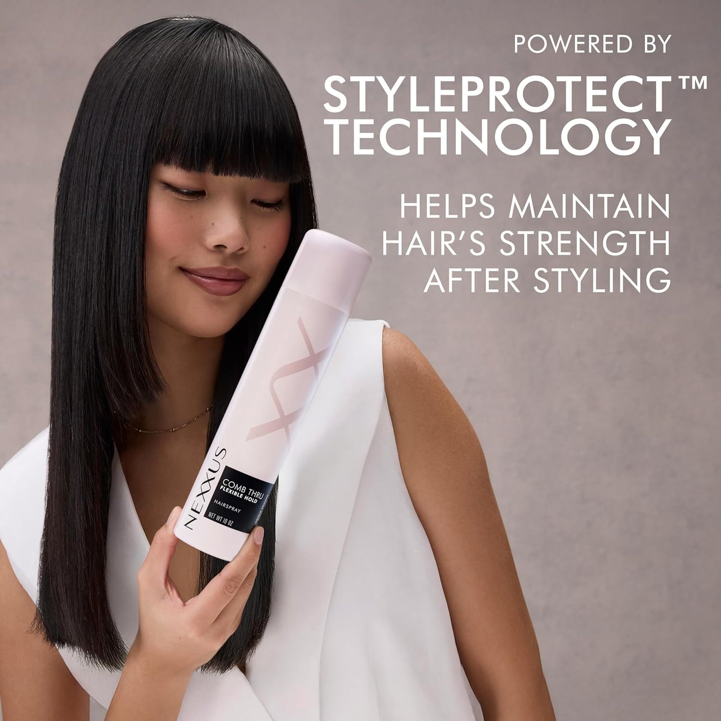 Nexxus Styling Spray - Flexible Hold Hairspray with STYLEPROTECT Technology | 10 oz
