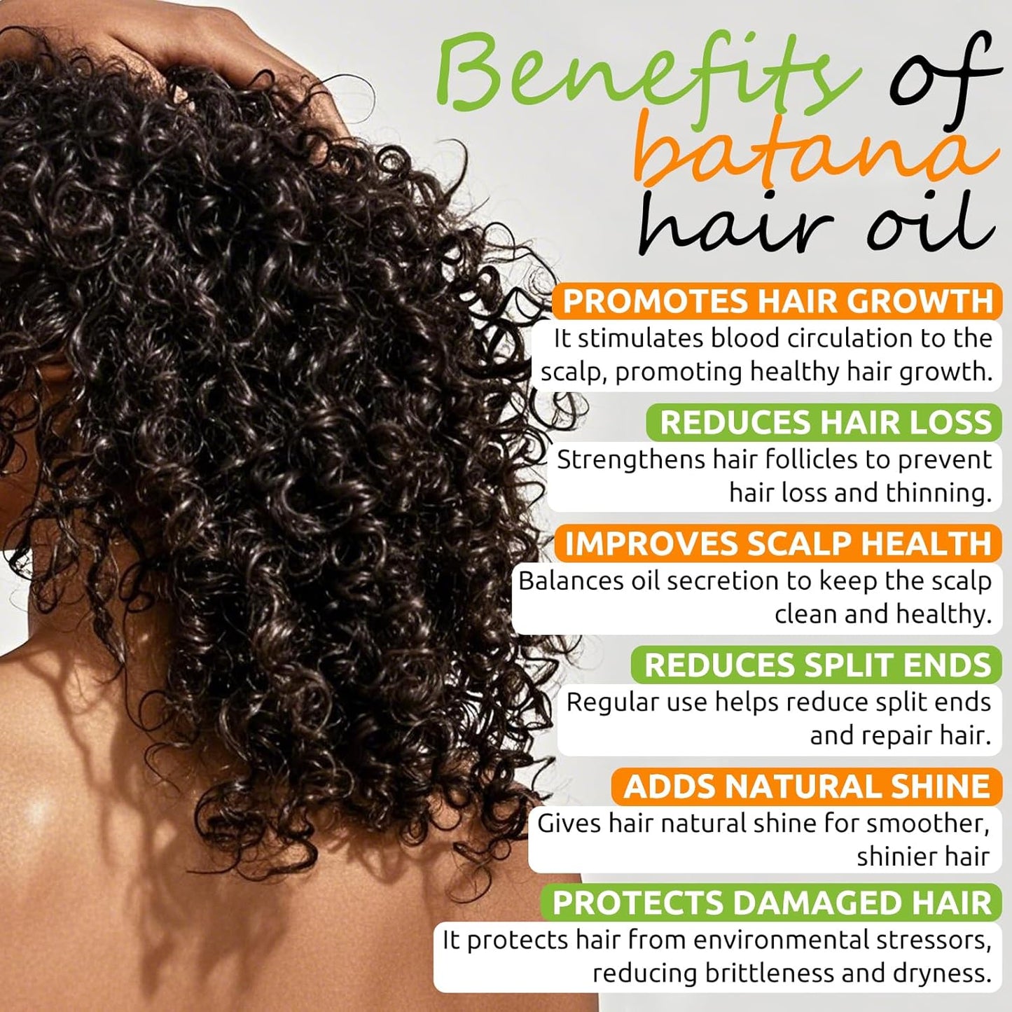 Hair Growth Oil - 100% Pure Batana, Castor, Rosemary & Pumpkin Seed Oils | Biotin & Keratin Infused - Strengthening Treatment for Healthy Hair - 4 FL OZ