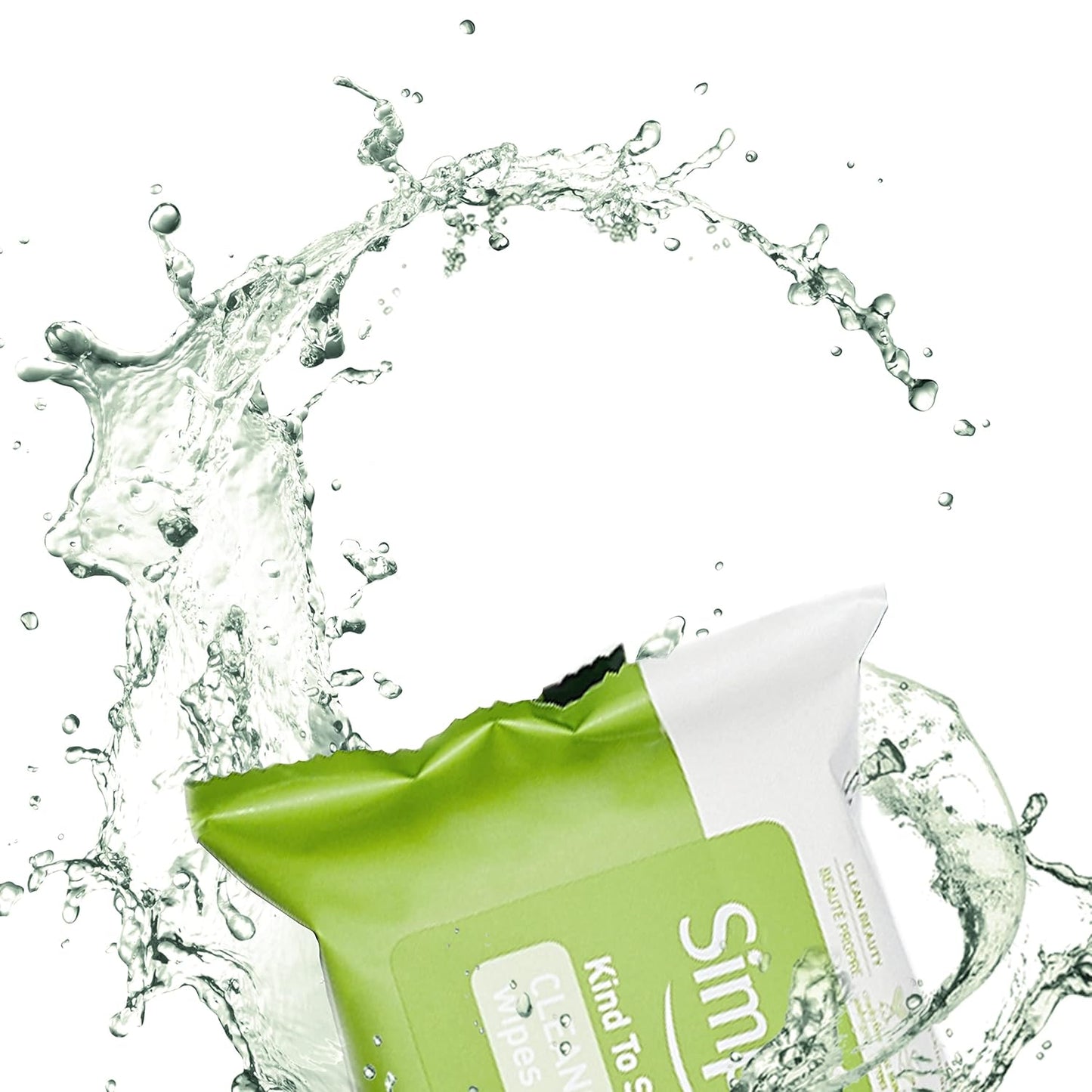 Gentle Makeup Remover Facial Wipes - Kind to Skin, 25 Count | Dye-Free & Chemical-Free
