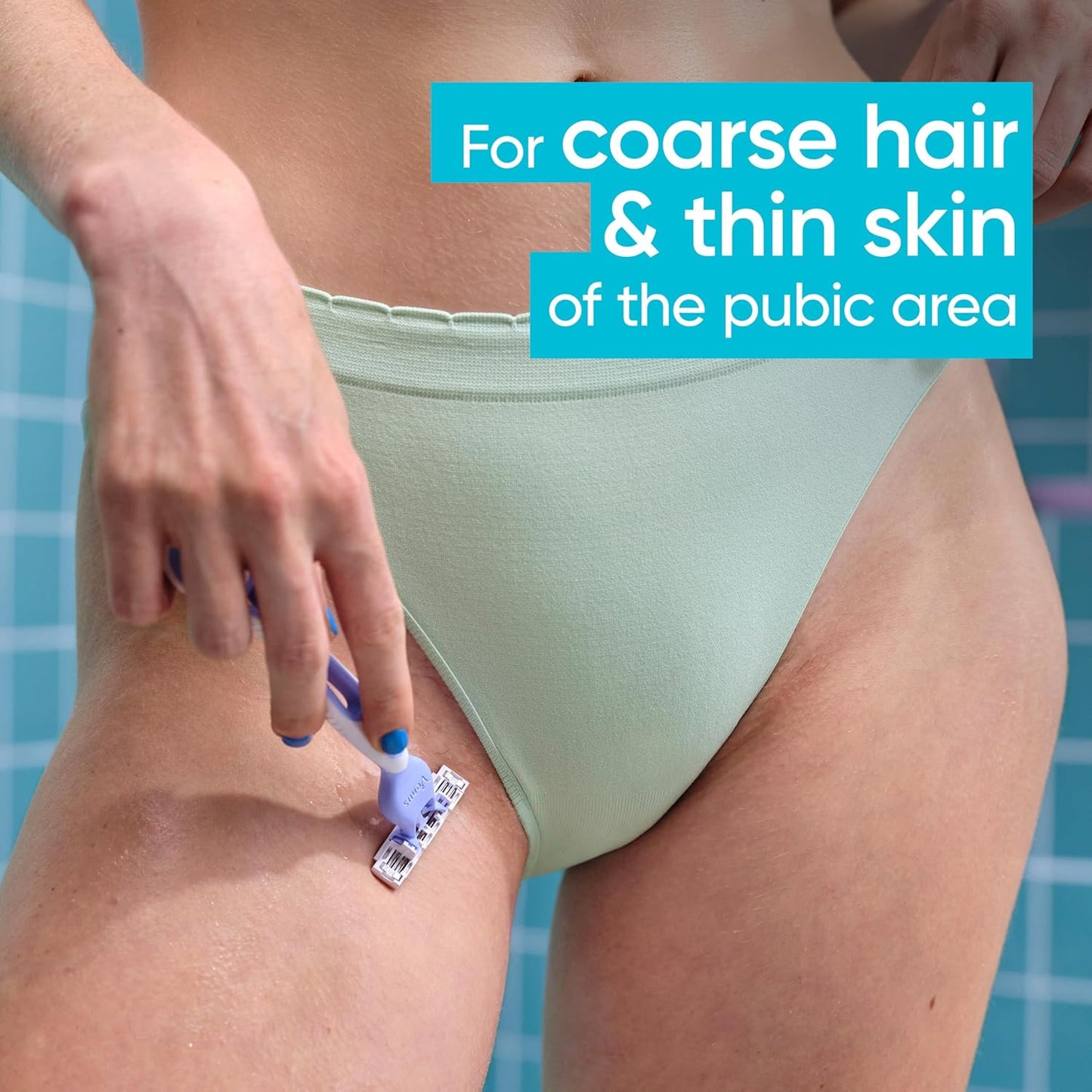 Gillette Venus Women's Disposable Razors - Bikini & Pubic Hair Grooming, 6 Count