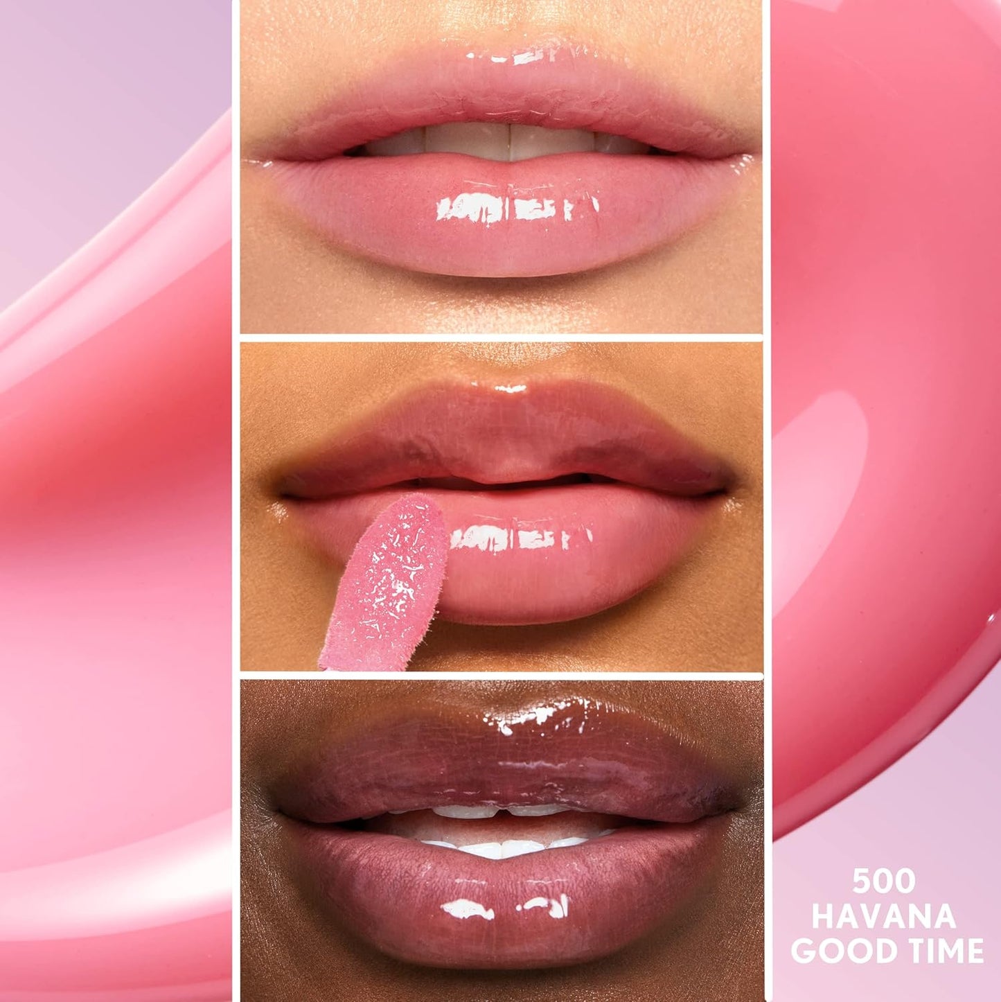COVERGIRL Clean Fresh Lip Gloss - Sheer Vegan Formula with Natural Scents | 500 Havana Good Time, 0.33 fl oz