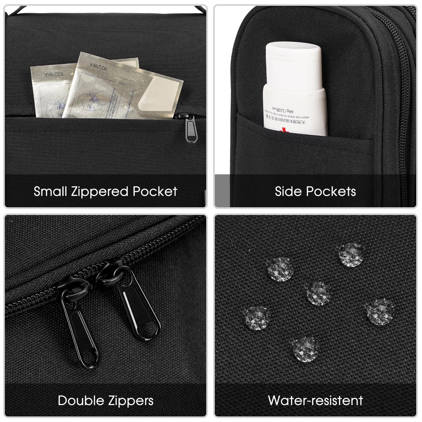 Narwey Hanging Toiletry Bag for Women Travel Makeup Bag Organizer Toiletries Bag for Cosmetics Essentials Accessories
