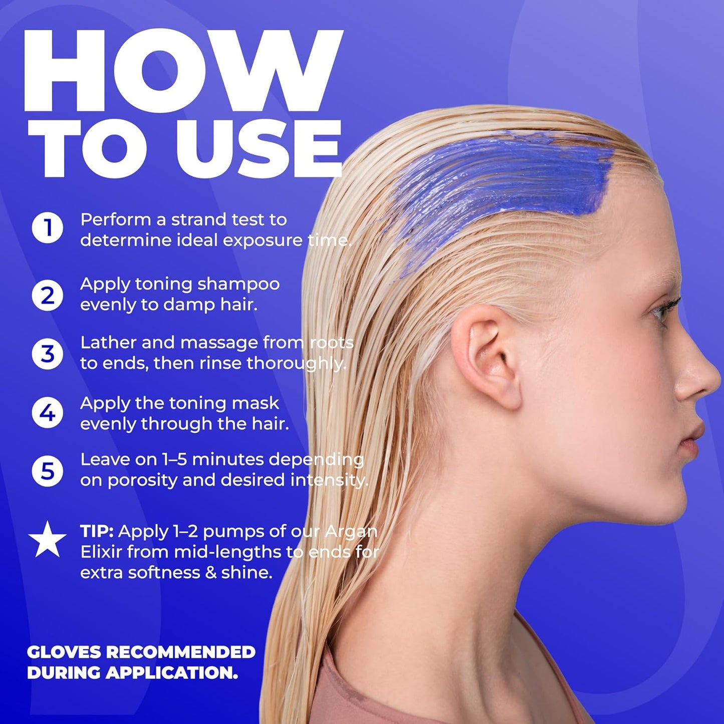 Icy Cool Blonde Purple Shampoo & Toning Mask Set - Neutralizes Yellow & Brassy Tones | Hyaluronic Acid & Biotin | 2 x 10.1 Fl Oz