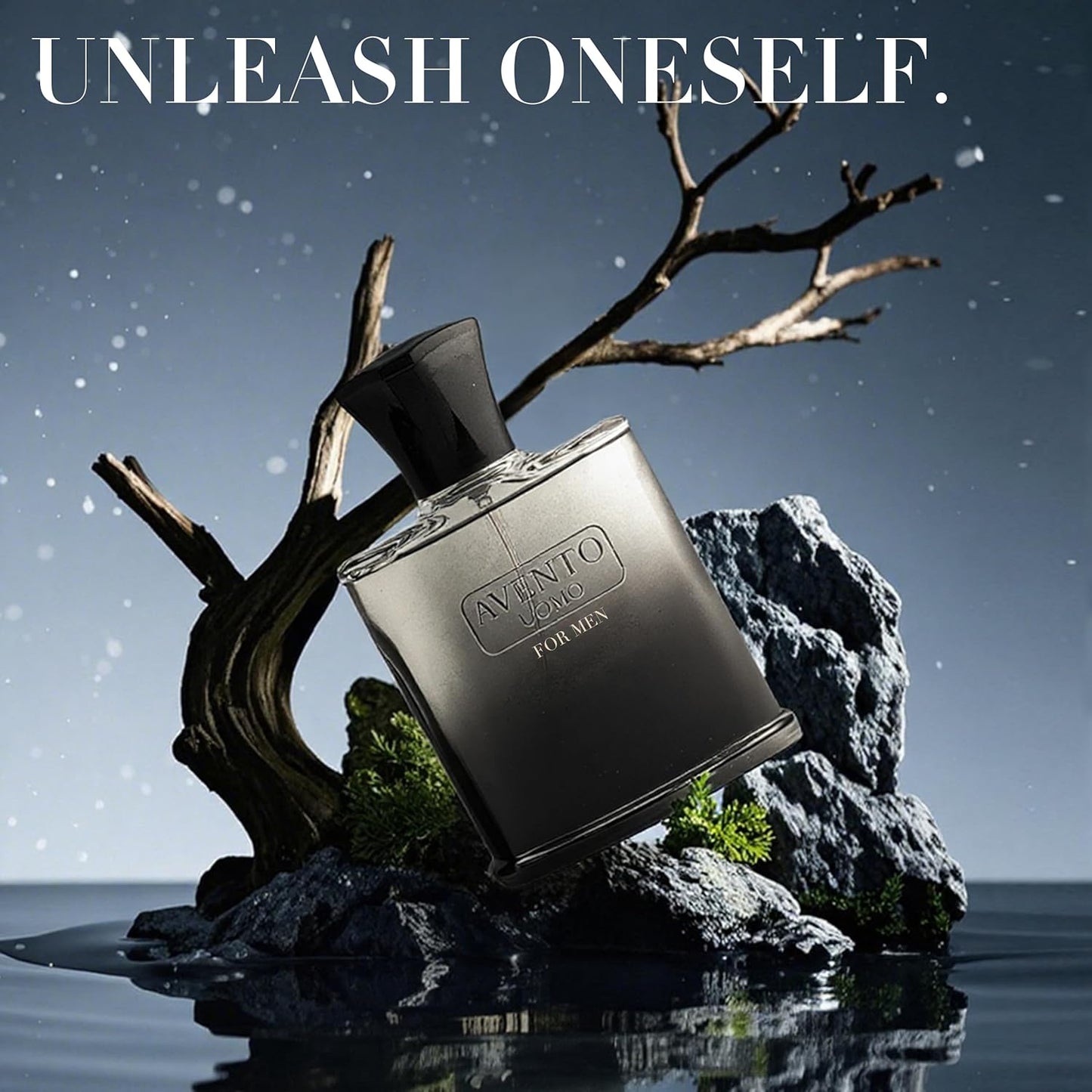 AFLUXE AVENTO UOMO Cologne for Men - Long-Lasting Woody Fresh Scent | 100ml Eau de Toilette Gift Set