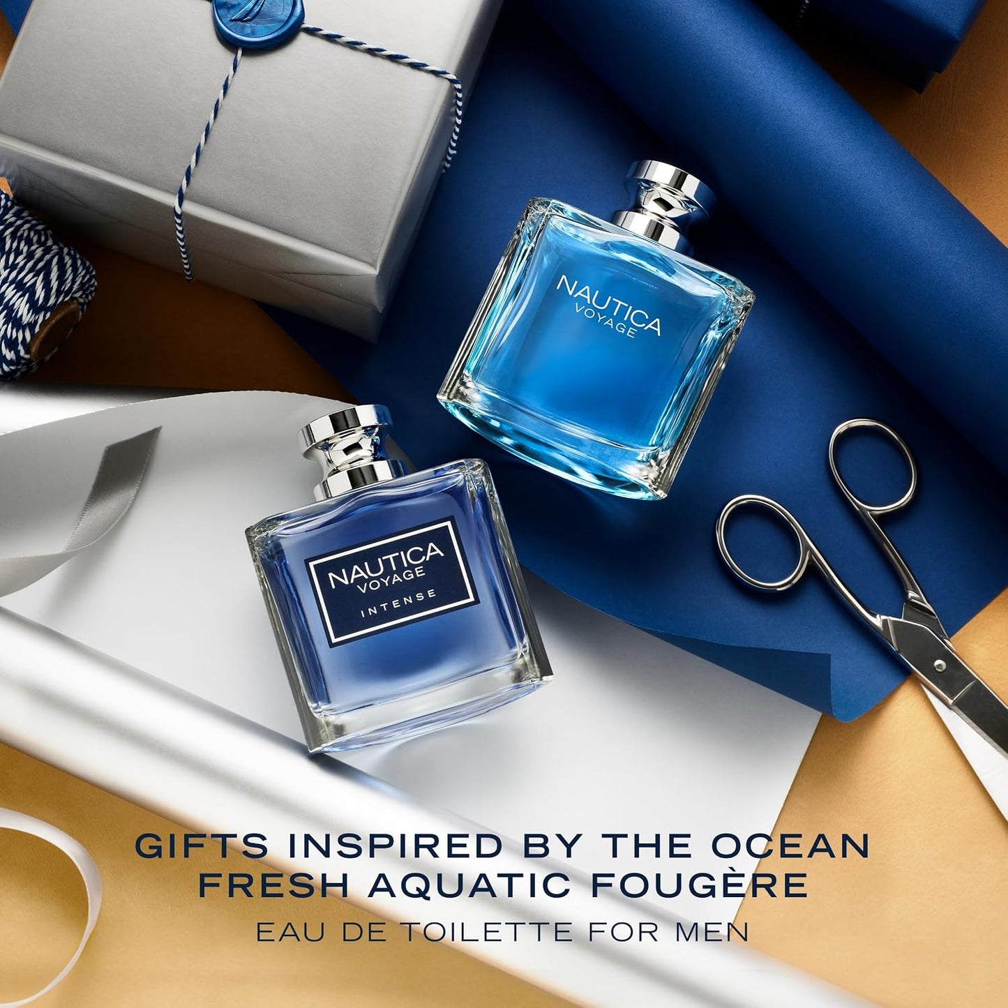 Nautica Voyage Intense Men's Fragrance - Long Lasting Eau de Toilette 1.6 fl oz | Vetiver & Smokey Leather Notes