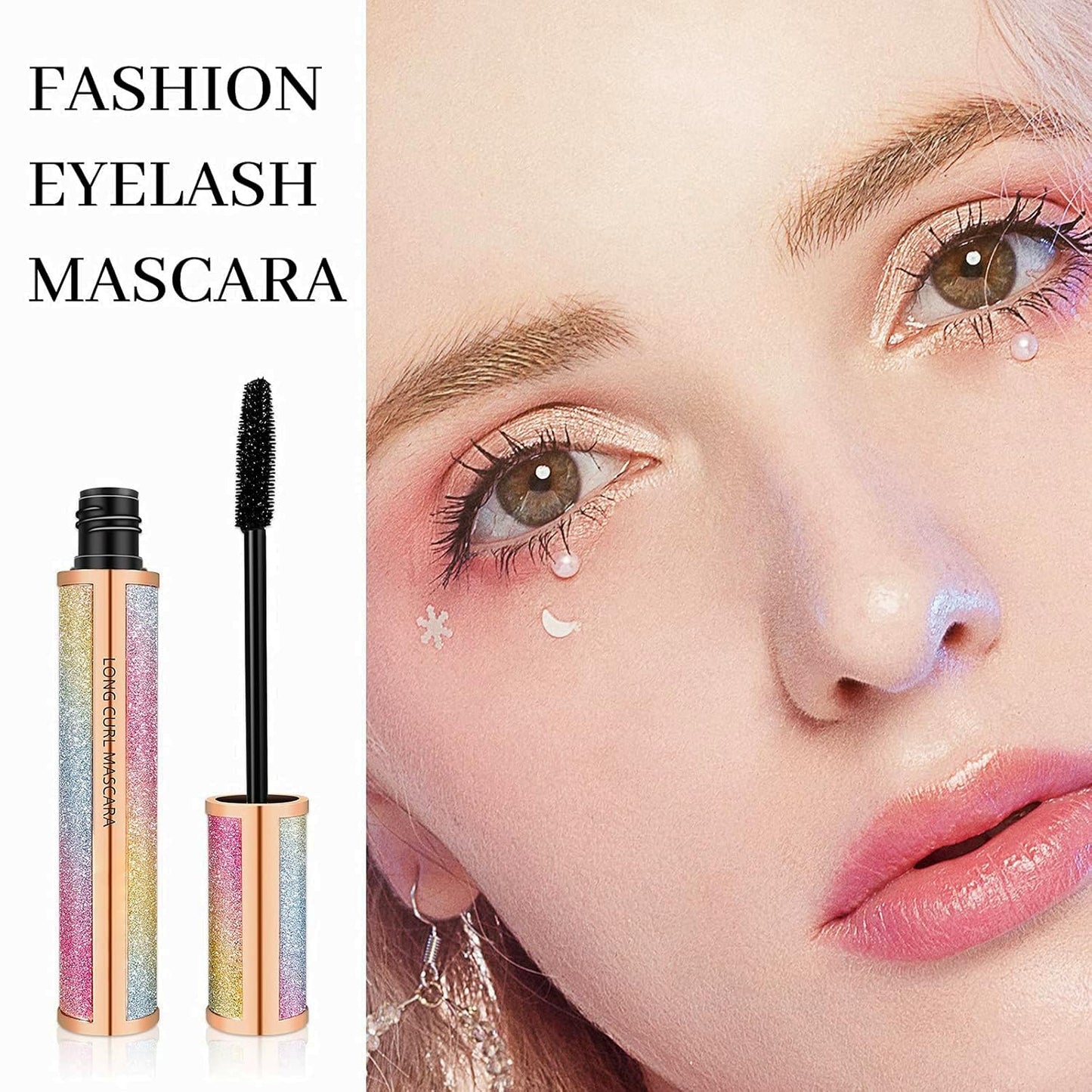 4D Silk Fiber Lash Mascara - Waterproof, Voluminous Black Mascara | Smudge-Proof & Hypoallergenic