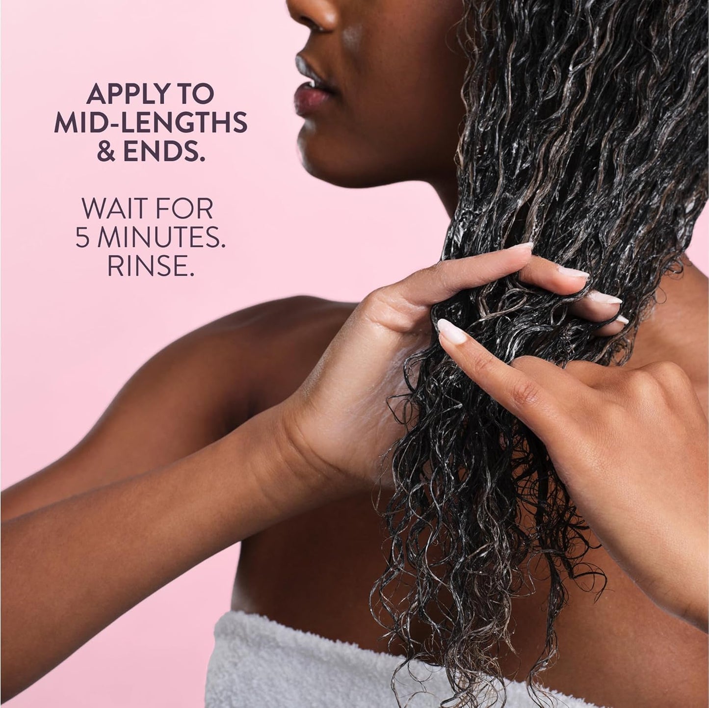 Smooth Gloss Treatment Mask - Smoothing Hair Mask for Frizz Control & Humidity Protection | Vegan, Color-Treated Hair