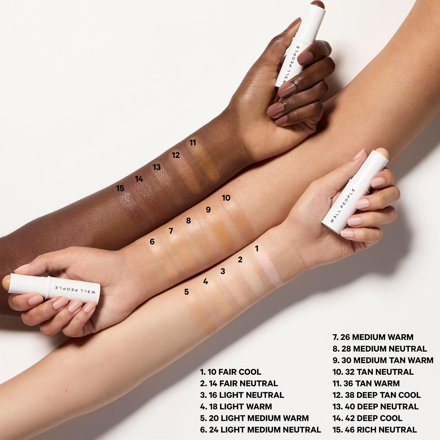 Supernatural Complexion Stick Foundation - Buildable Light-to-Medium Coverage, Soft Matte Finish | Vegan, Hydrating, 16 Light Neutral