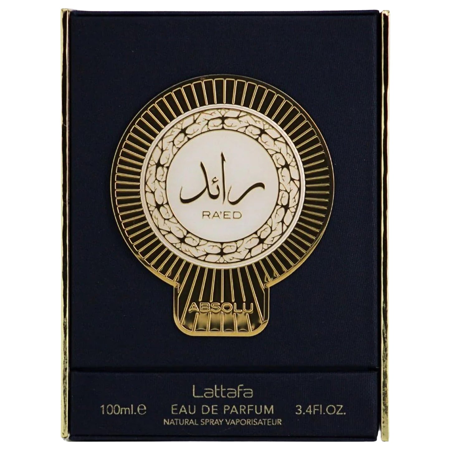 Lattafa Ra'ed Absolu – Sweet, Gourmand, Woody, Amber – Eau de Parfum Spray Long-Lasting Fragrance for Unisex, 3.4 Ounce / 100 ml