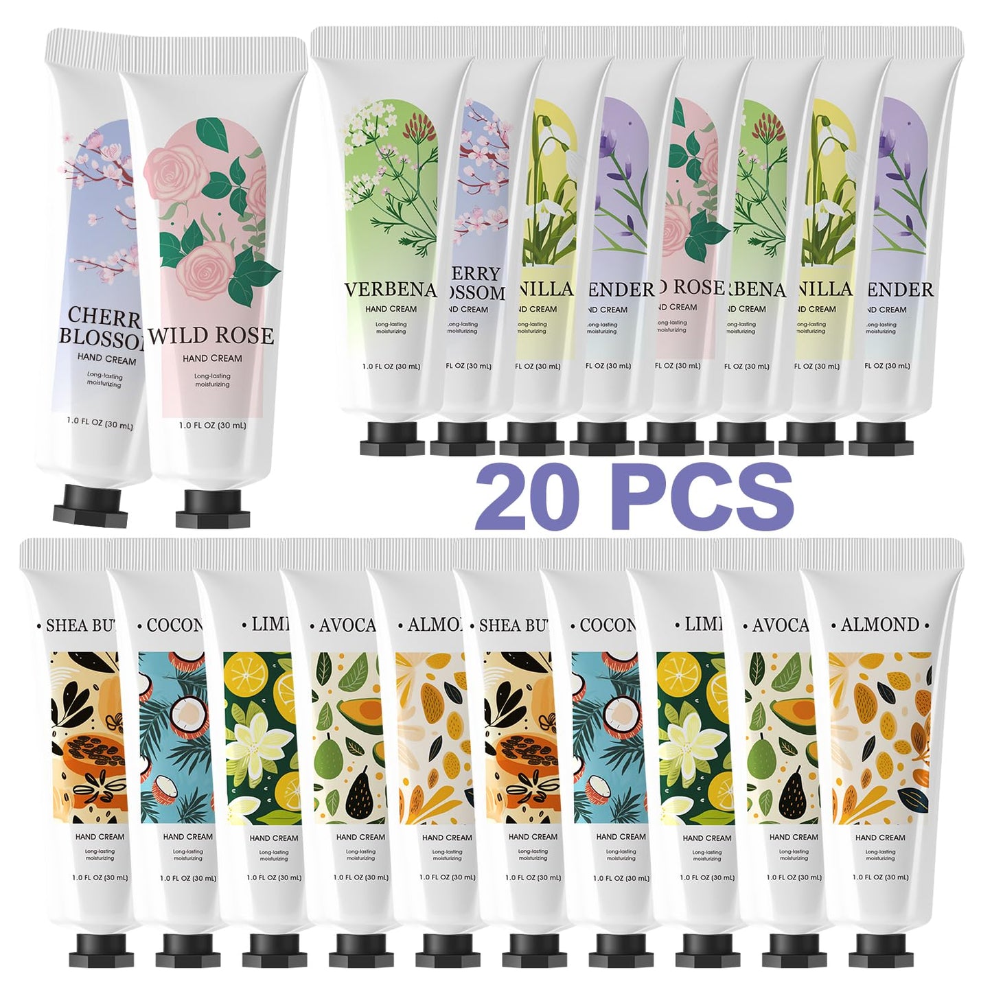 Spa Luxetique 10-Pack Hand Cream Gift Set | Travel Size Moisturizing Lotion for Women, Ideal for Mother's Day & Special Occasions