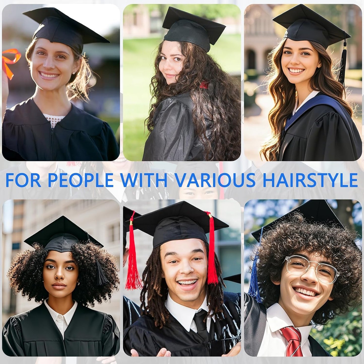 Graduation Cap Headband - Soft Elastic Anti-Slip Band for Men & Women | Perfect Graduation Gift & Ceremony Accessory