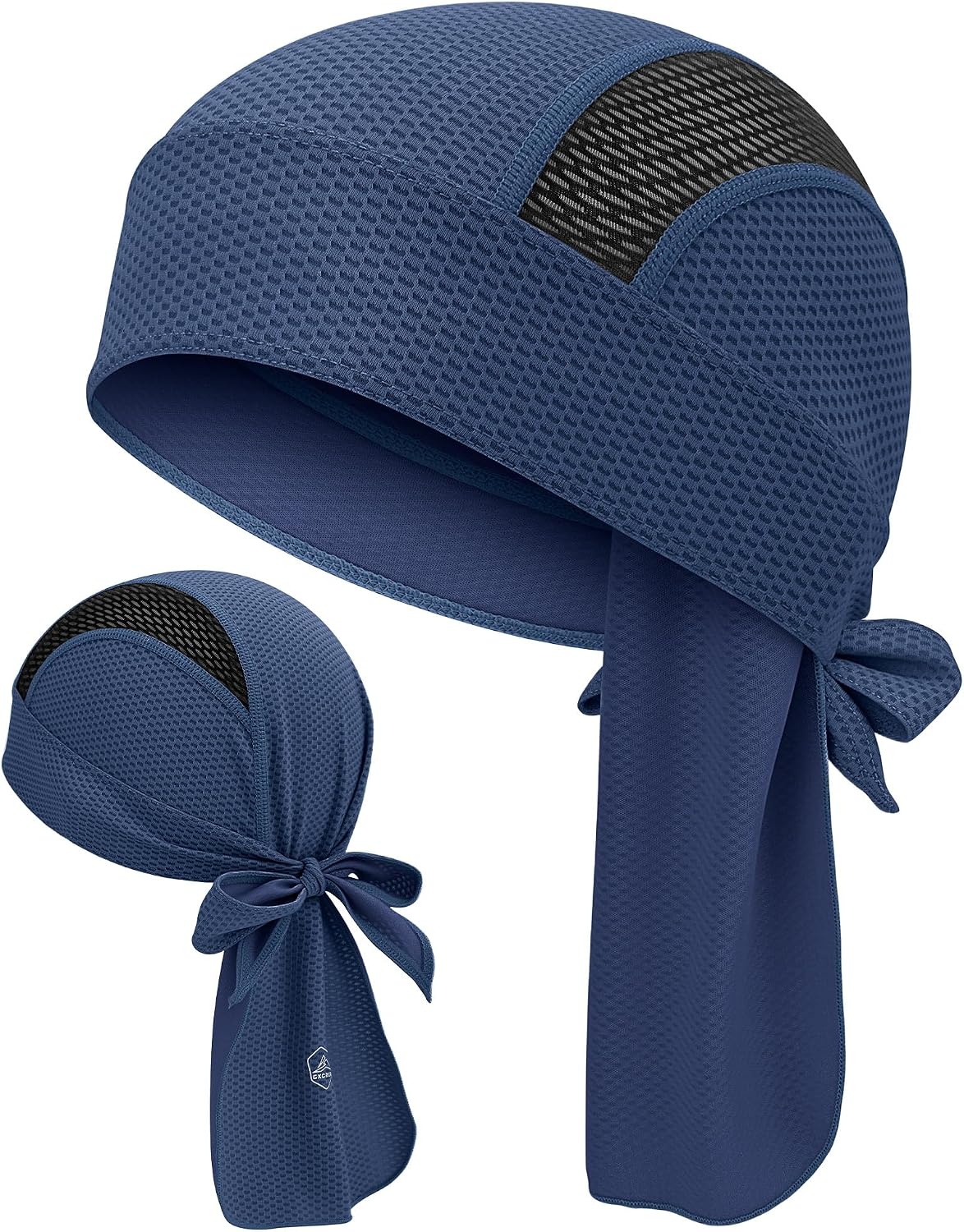 Cooling Skull Cap Durag | Sweat-Wicking Head Wrap for Cycling, Running & Motorcycle | Breathable Doo Rag