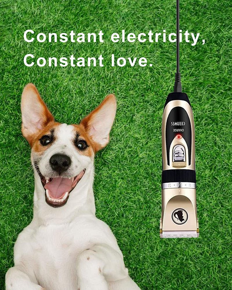 uijino Ceenwes Dog Clippers Charger Cord, 5V USB Charging Cord for CEENWES Cat Grooming Clippers, Replacement Charging Cable Line for Pet Hair Trimmers with Shaver Cleaning Brush, 3.3ft Power Cord