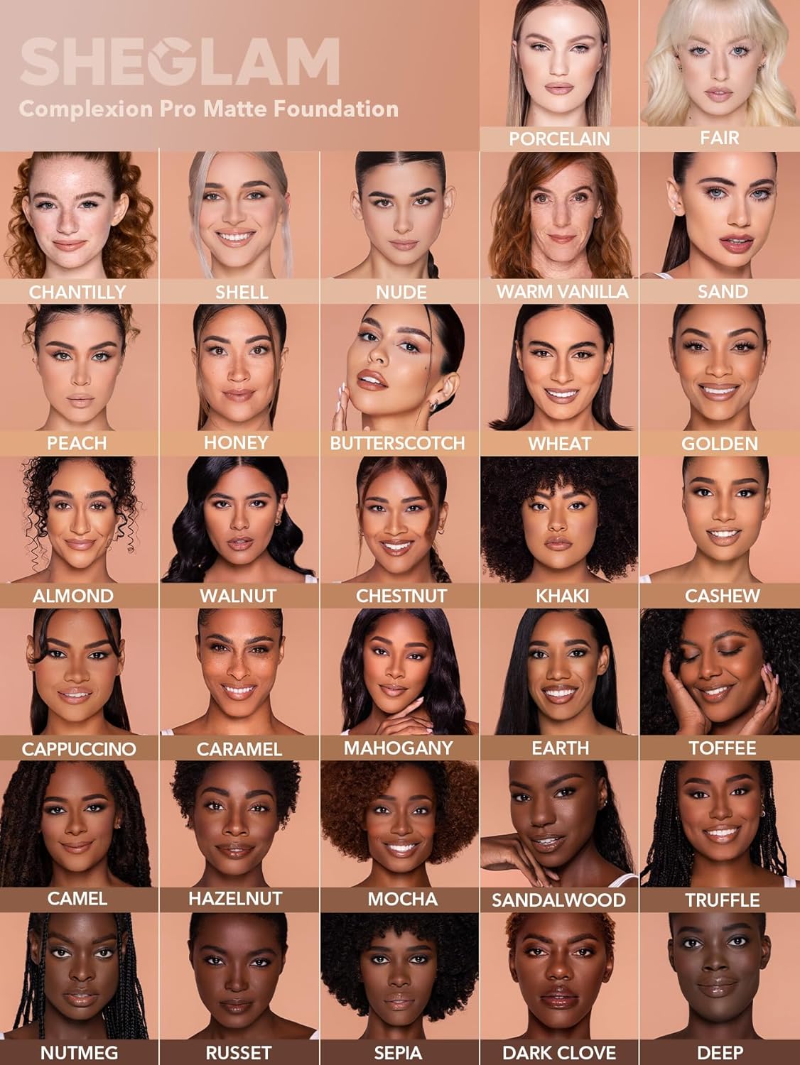 Full Coverage Foundation - Long Lasting Waterproof Matte Liquid Makeup | Porcelain Shade