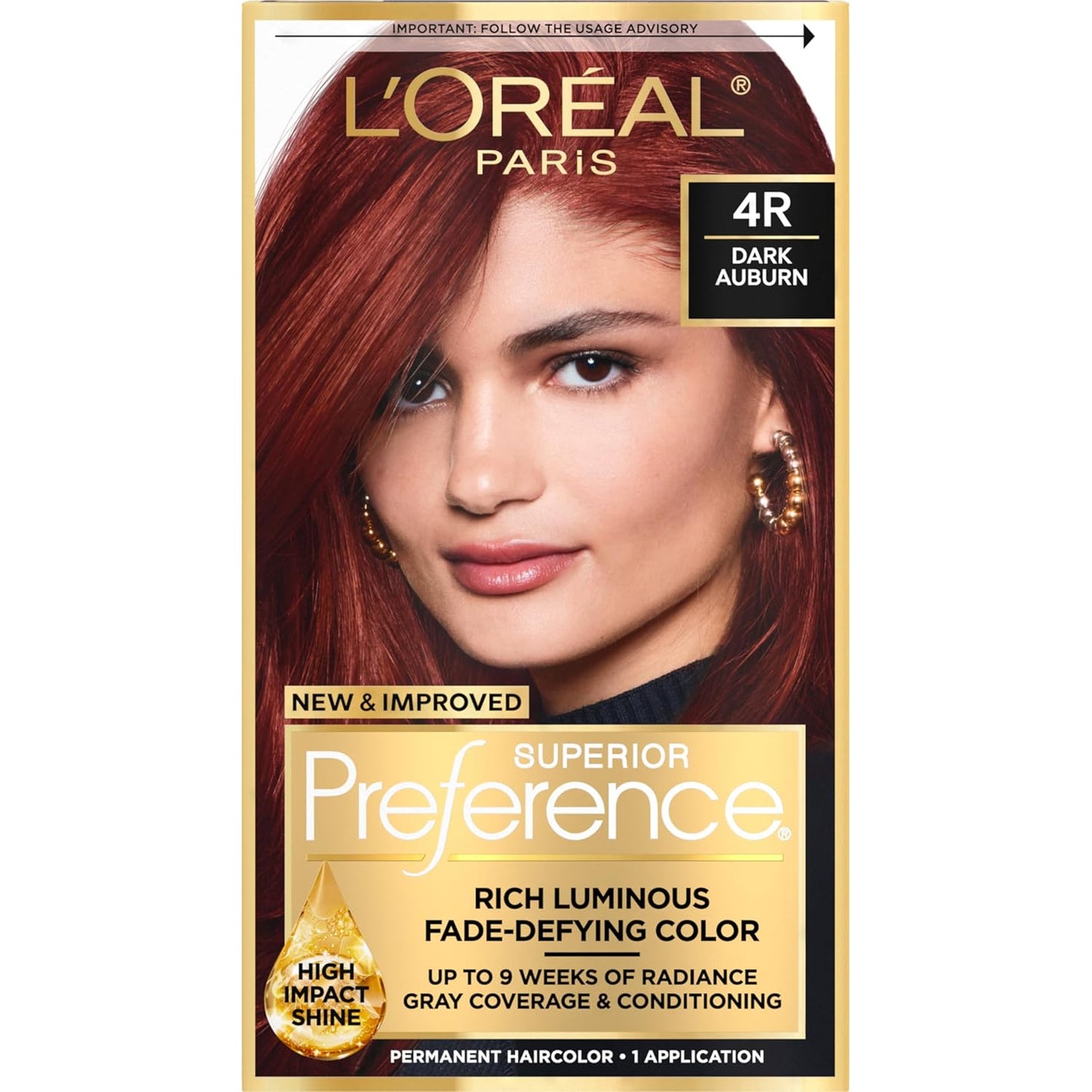 L'Oreal Paris Hair Color - Superior Preference Dark Ash Blonde 7A | Fade-Defying Permanent Dye for 9 Weeks of Radiance