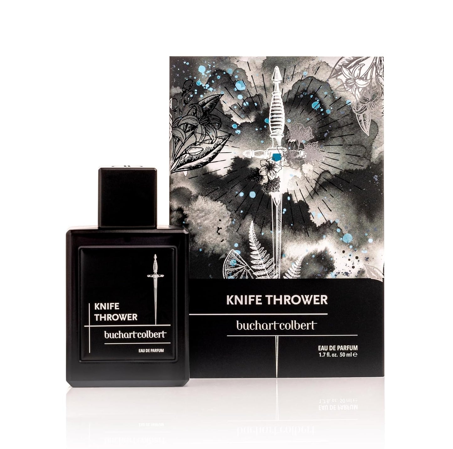 Knife Thrower Fragrance 50mL | Unisex Eau de Parfum with Fresh Woody Citrus Notes - Ginger & Marine Aromas