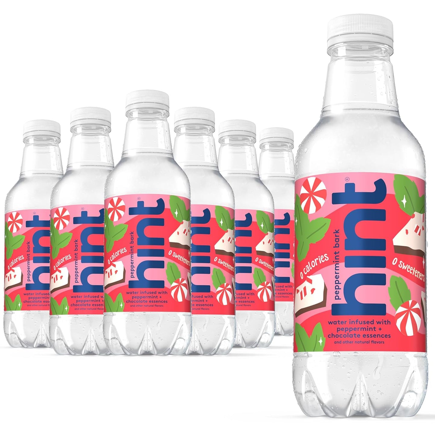 Hint Infused Bottled Water Variety Pack - Sugar-Free, Zero Calorie Natural Flavors | 16 Fl Oz (Pack of 12)