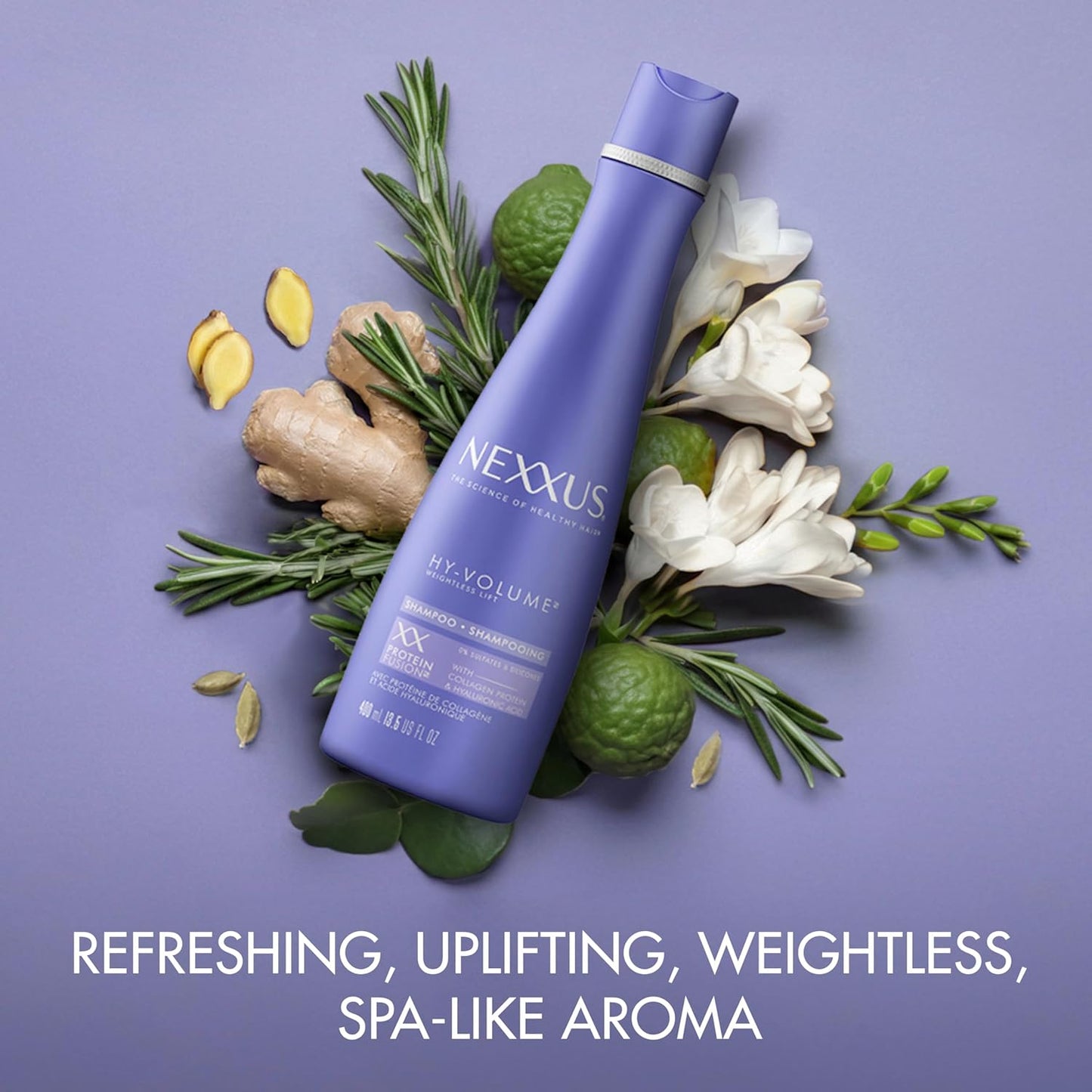 Nexxus HY-VOLUME™ Shampoo - Lift & Volume for Flat Hair | 13.5 oz with Hyaluronic Acid