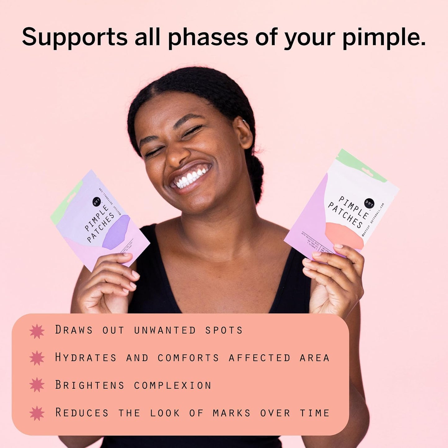 Pixie Hydrocolloid Pimple Patches - Invisible Acne Treatment with Salicylic Acid & Tea Tree Oil | Ultra-Thin, 36 Count (8 & 12mm)