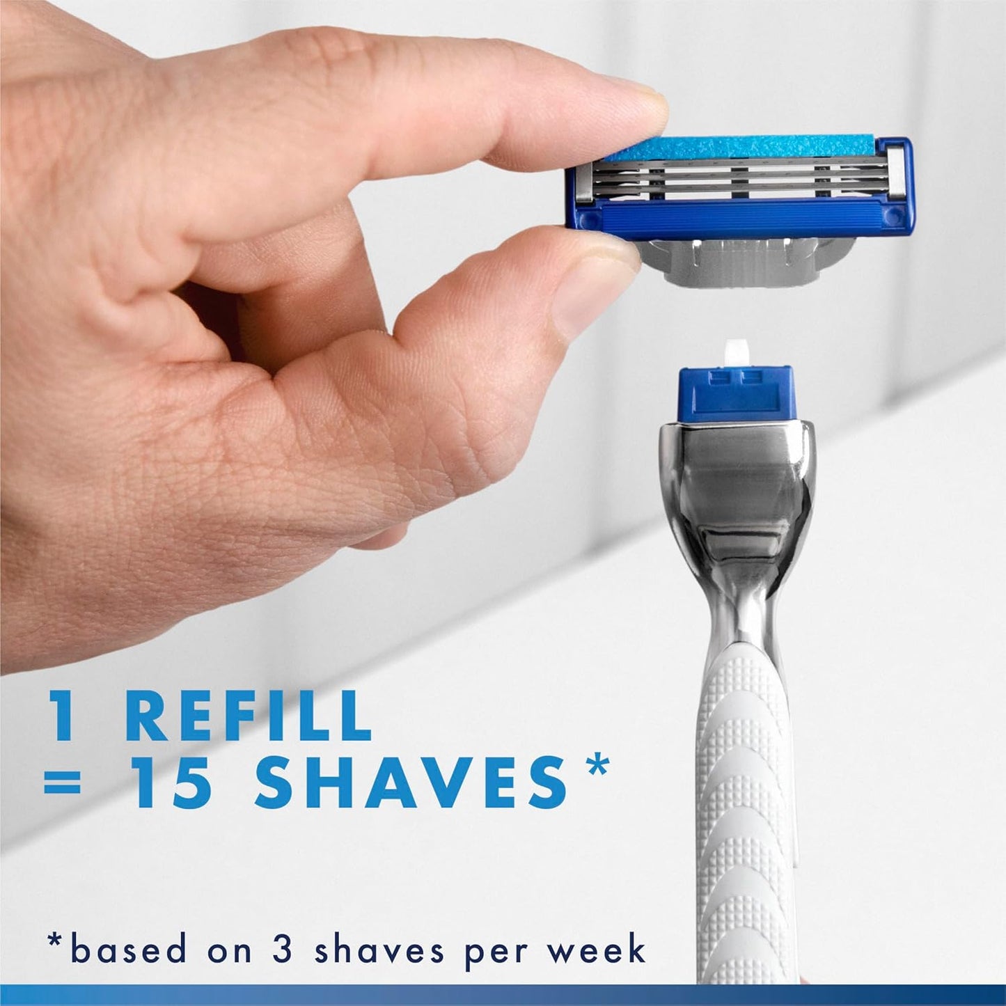 Gillette Mach3 Turbo Razor Blade Refills - 17 Count for a Smooth Shave