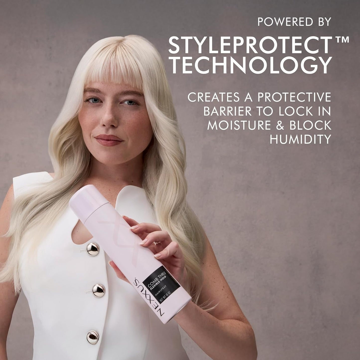 Nexxus Styling Spray - Flexible Hold Hairspray with STYLEPROTECT Technology | 10 oz