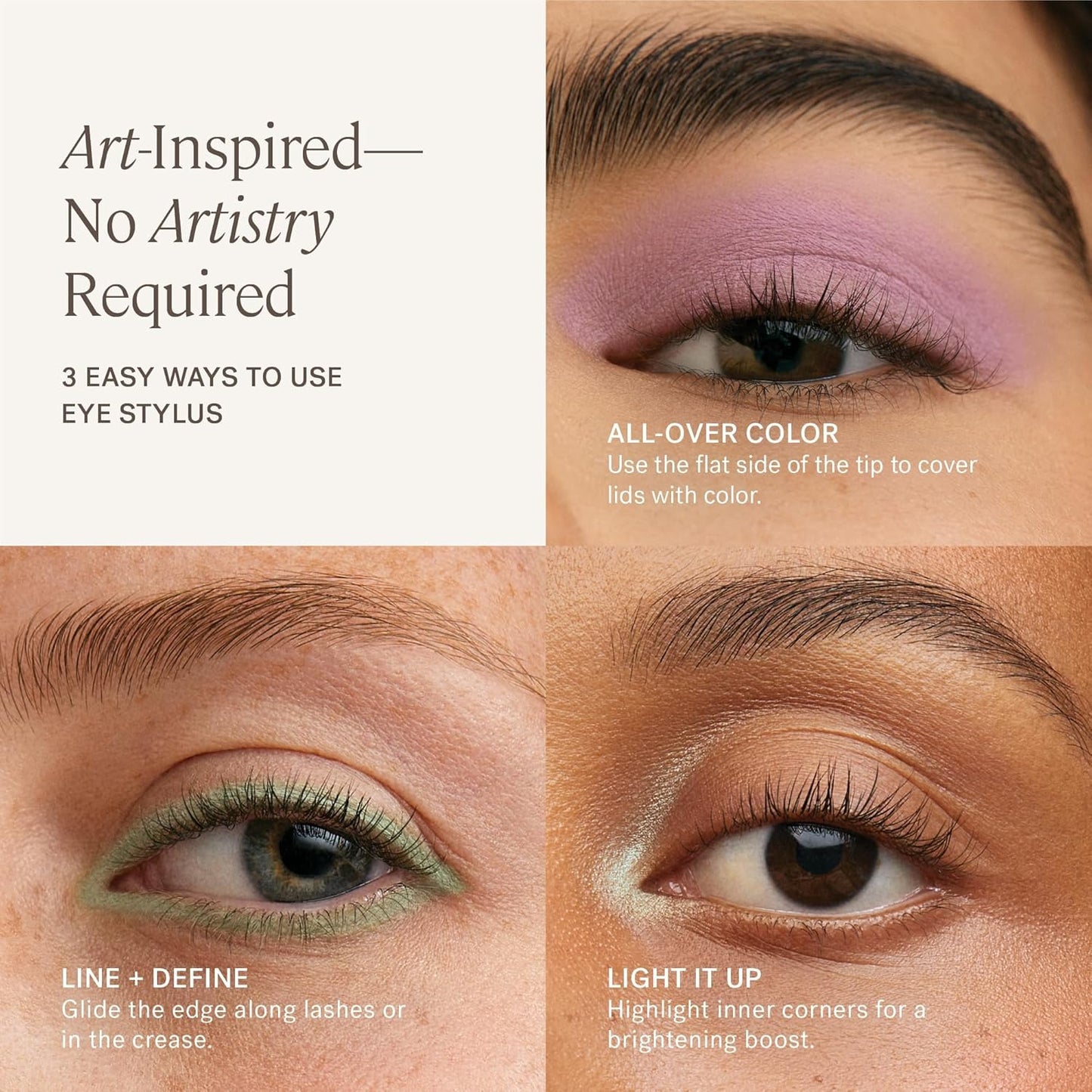 ILIA Eye Stylus Shadow Stick - Rich Blendable Pigment, Waterproof & Crease-Resistant | Vegan Formula (Vignette)