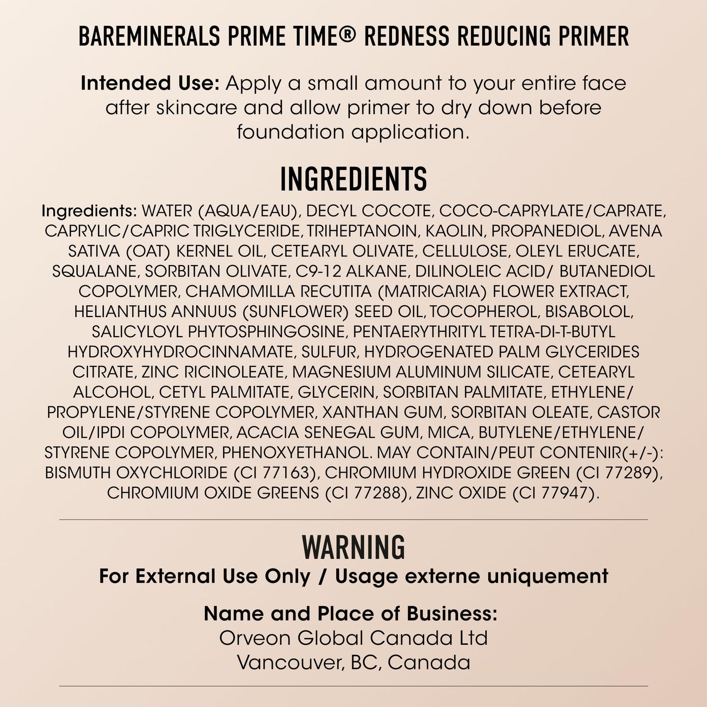bareMinerals Redness Reducing Gel Face Primer, Vegan, Cruelty-Free & Dermatologist-Tested