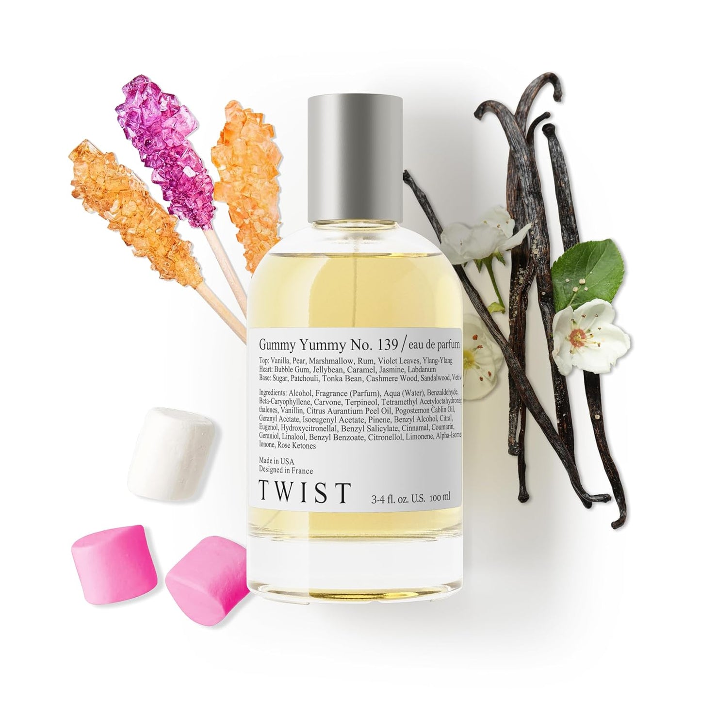 Eau De Parfum Inspired by Burberry Her - Long-Lasting Strawberry & Vanilla Fragrance Spray | 100 ml | Vegan & Clean Ingredients