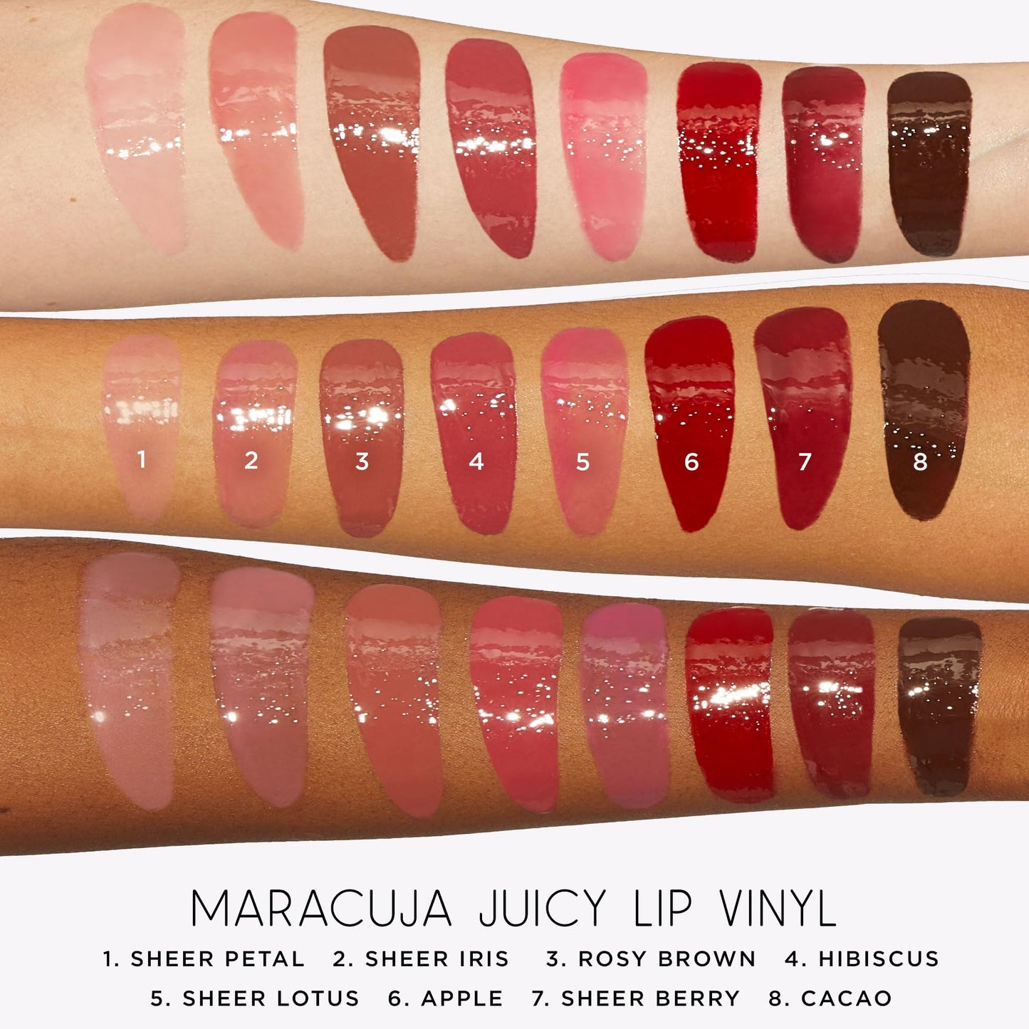 tarte maracuja juicy lip vinyl gloss – Hydrating & Volumizing Lipgloss Balm with Hyaluronic Acid, Vitamin E to Plump & Moisturize, Vegan & Cruelty-Free, full size, sheer iris