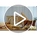 NPLUX 50-Pack Kraft Paper Bread Bags with Clear Window & Tin Tie