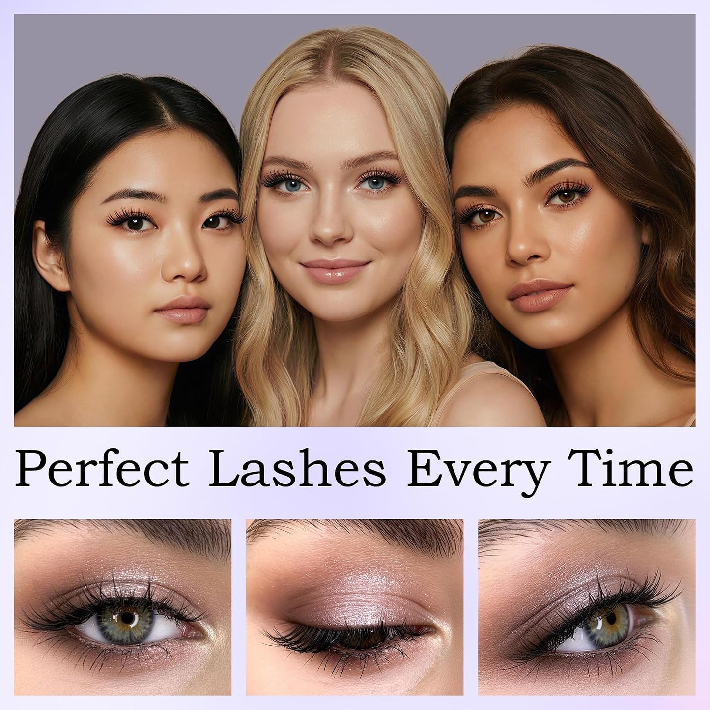 Iron Wand Mascara - 5D Curling Waterproof Eyelash Mascara for Volume & Length | Washable Metal Wand, Smudge-Proof Black