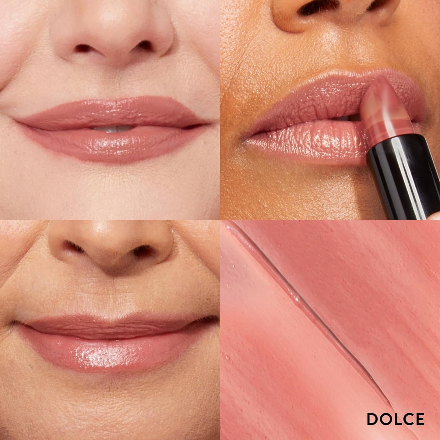 Italian Marble Sheer Lipstick - Dolce | Hydrating, Lightweight Formula with Vitamin E & Caster Seed Oil