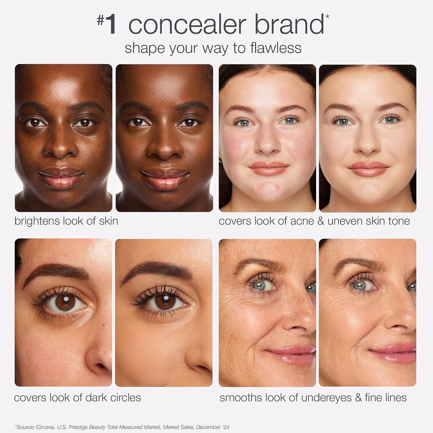 Tarte Shape Tape Concealer & Creaseless Setting Powder | Full Coverage, Long-Lasting Formula