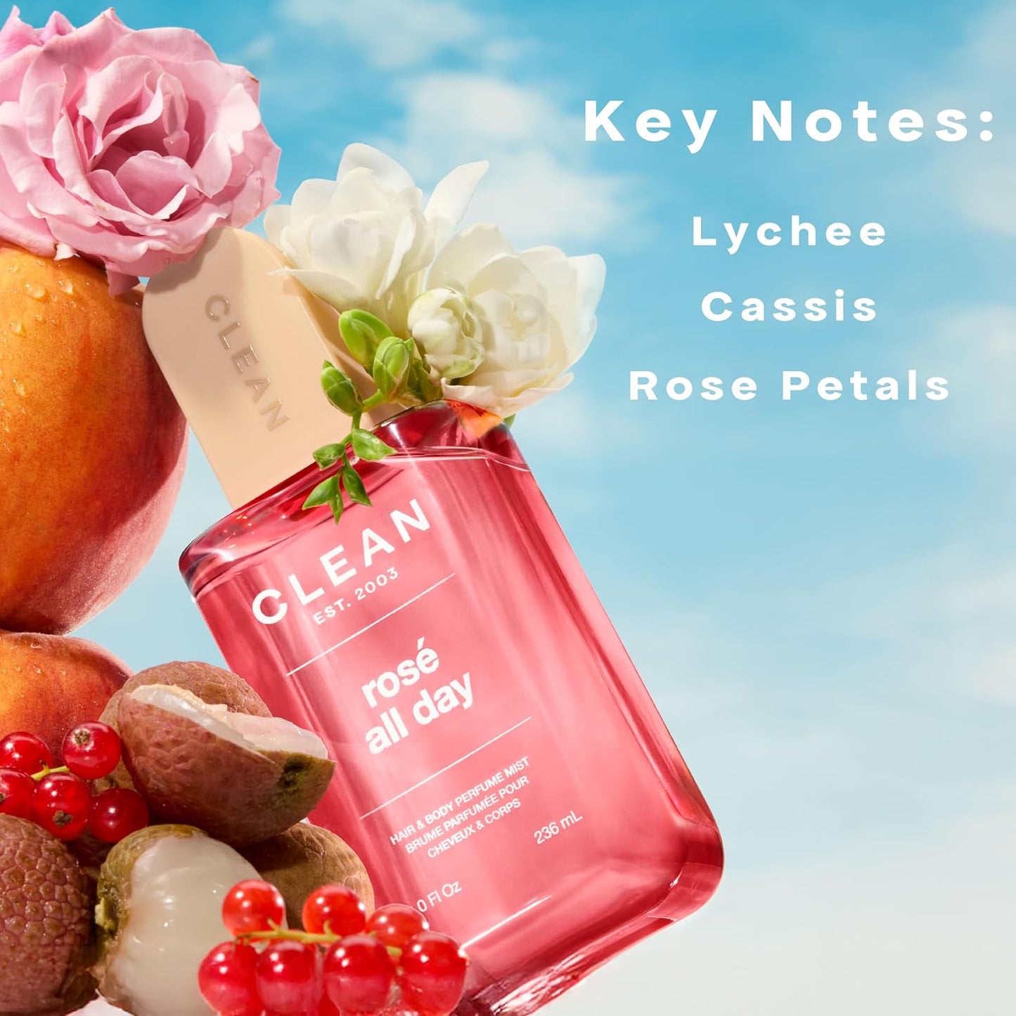 CLEAN Hair & Body Fragrance Mist - Hydrating Scent Spray for Long-Lasting Aroma | Vegan Formula