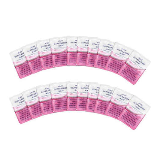 Beauty7 Post Wax Calming Oil Wipes 20 Packs Big Size Post Wax Oil Wipes for Body Leg Arm Post Waxing Cleanser After Wax Remover Removes Residue Reduces Redness Refill Pack