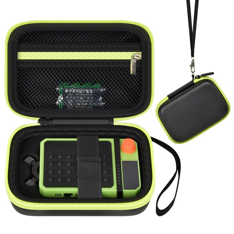 GWCASE Hard Carrying Case for GiiKER Super Decoder, Travel Storage Organizer Bag for Code-Breaking Puzzle Game, Custom Foam Insert, Mesh Pocket for Batteries and Accessories-Box Only(Black)