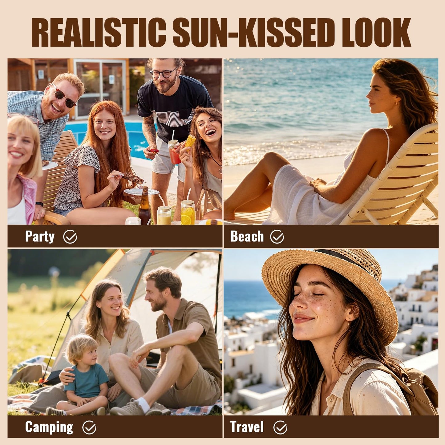 Pudaier Freckle Pen - Waterproof Faux Freckle Stamp Pen With a Silicone Puff, Liquid Freckle Natural-Looking Freckle Makeup, Long-Lasting Magic Fake Freckles Marker for Sunkissed Makeup, 01 Almond