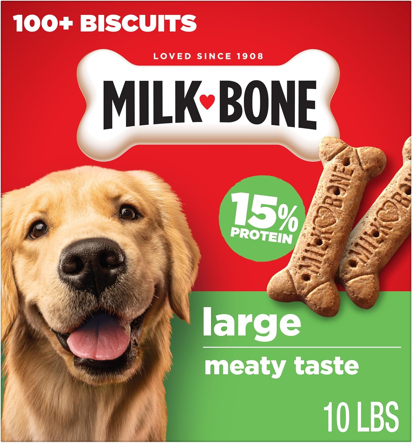 Milk-Bone Original Dog Treats - Crunchy Biscuits for Medium Dogs | 10 lb Bag