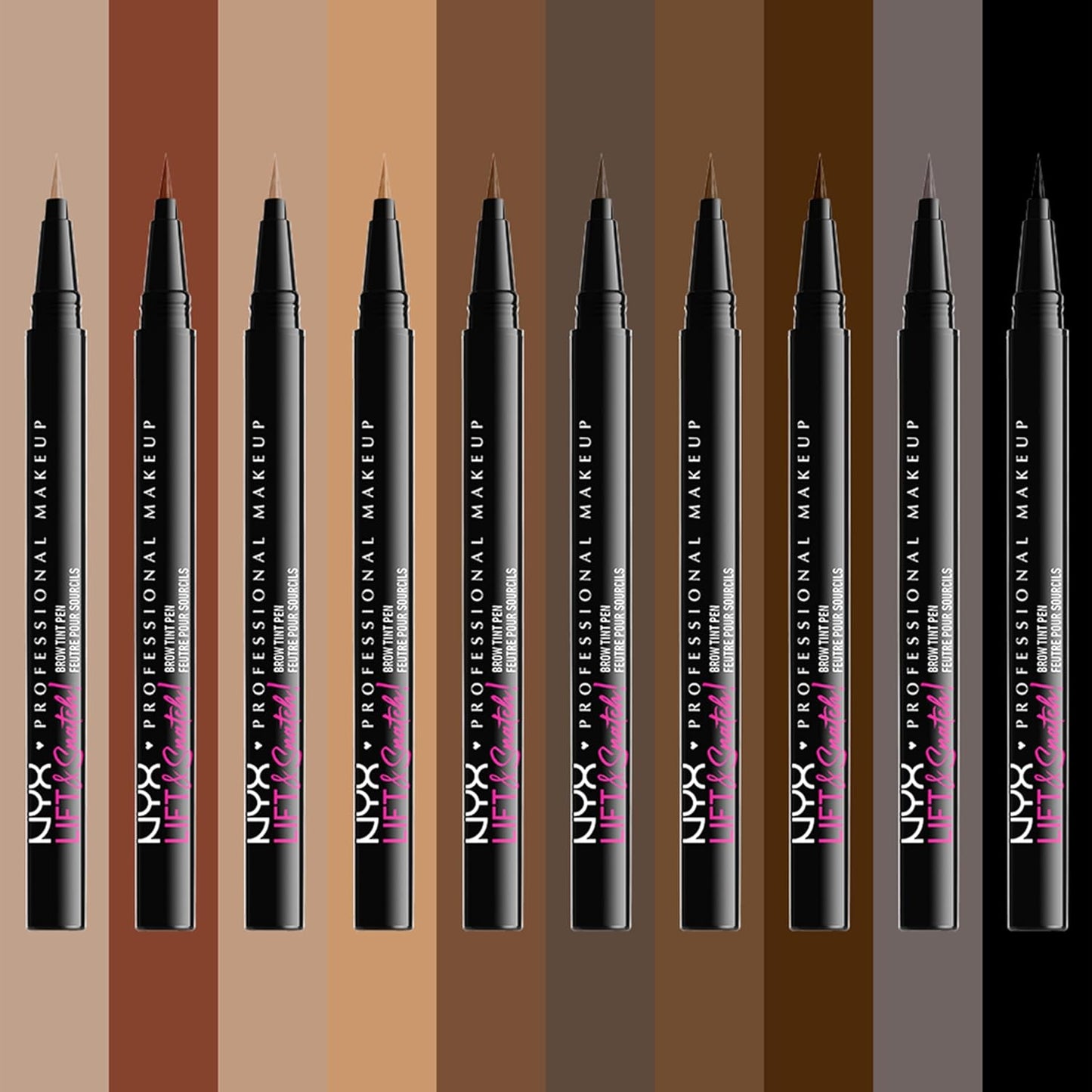 NYX Eyebrow Tint Pen - Lift & Snatch Formula for Defined Brows | Brunette Shade