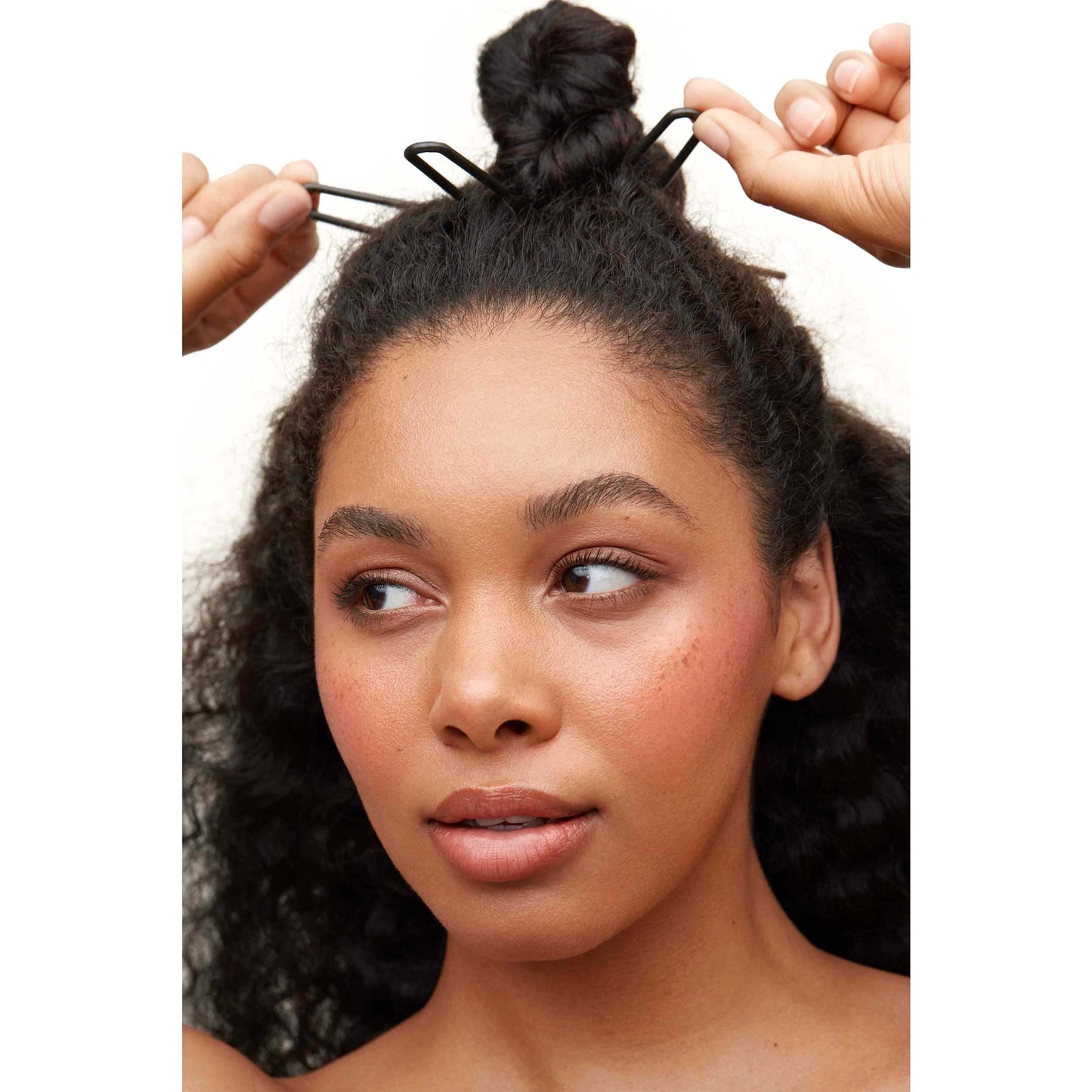 Day Rate Beauty Petite Power Pin 5.5-Inch, U-Shaped French Hair Pin for Buns, Twists and Updos, Nylon-Coated Claw Clip Alternative, Made in USA, Dove