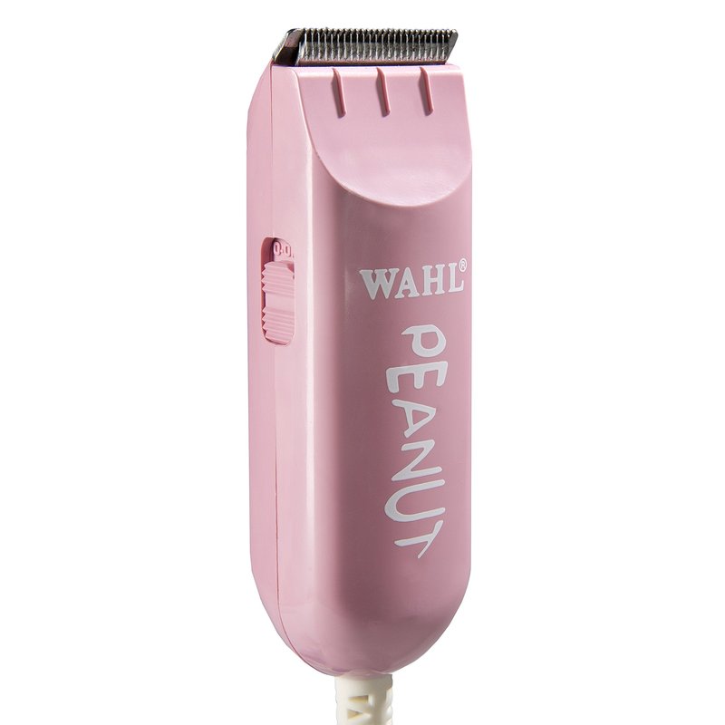Wahl Professional Peanut Clipper/Trimmer #8655-1301, Pink – Great On-the-Go Trimmer for Barbers and Stylists – Powerful Rotary Motor