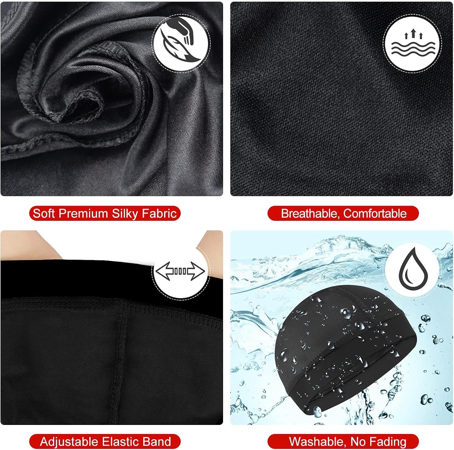 Wave Caps for Men - Premium Compression Durag for 360, 540, 720 Waves | Adjustable Fit