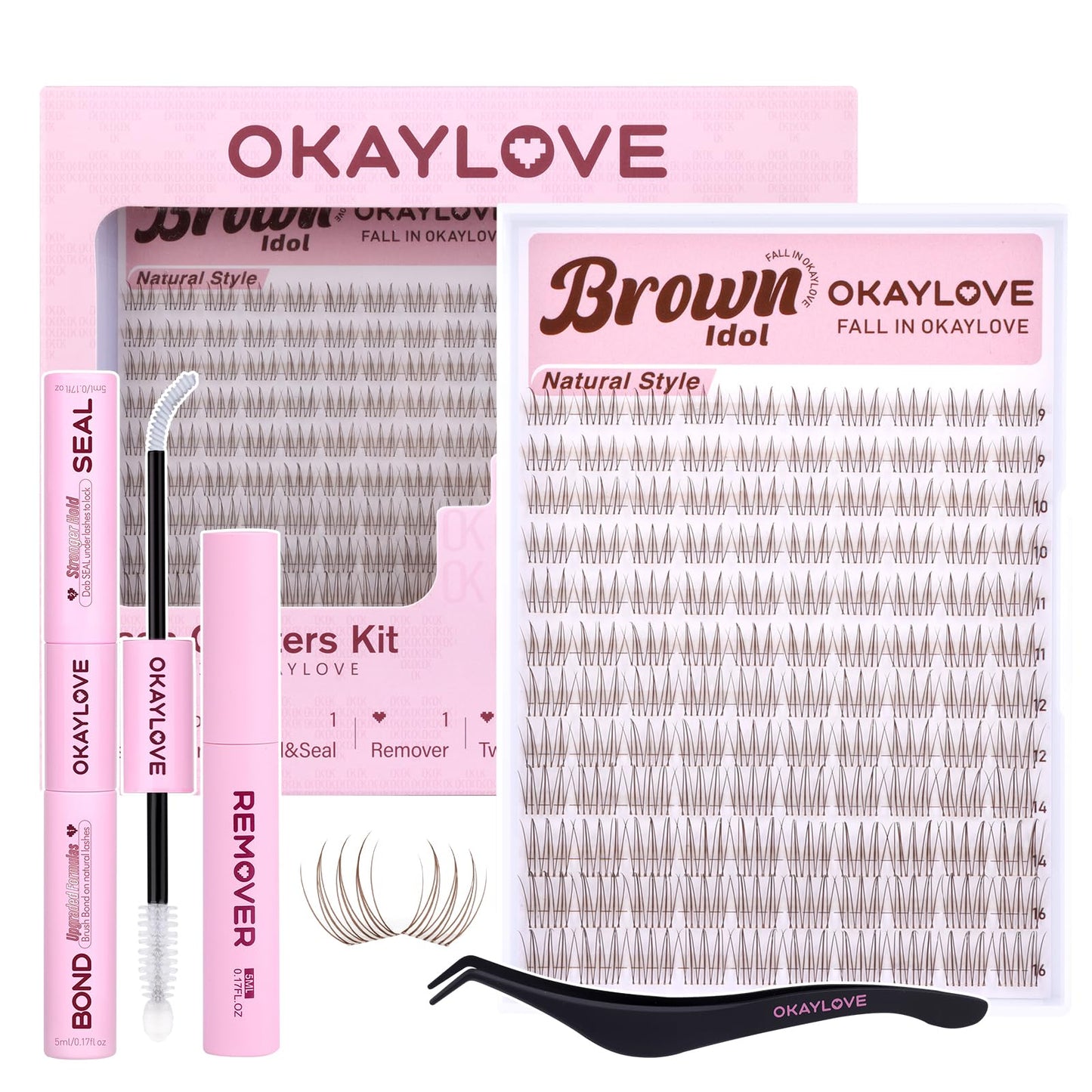 OKAYLOVE Idol Lash Clusters Eyelashes Clusters